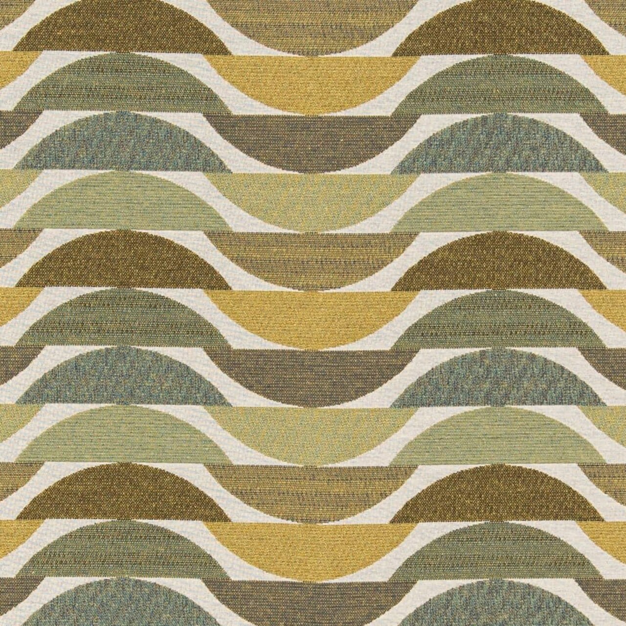 Green Made in America Abstract Woven Pattern Upholstery Fabric by The Yard - SKU: Mayer Chartreuse
